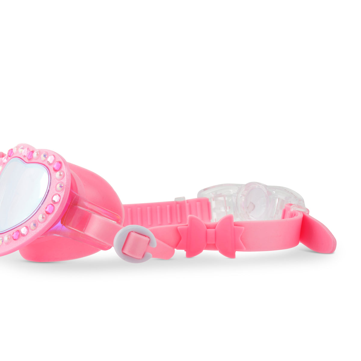 Pink Lace Beautiful Bows Girl Swimming Goggles