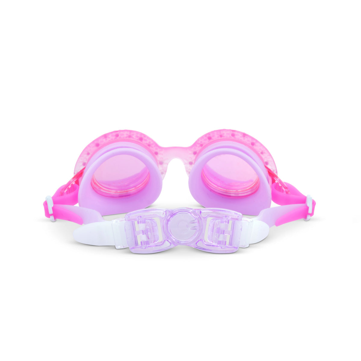 Blush Begonia Budding Flowers Swim Goggles