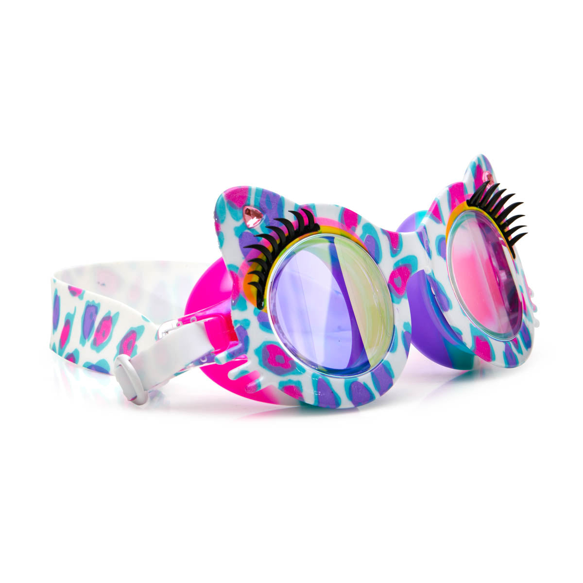 Purple Patches Savvy Cat Swimming Goggles