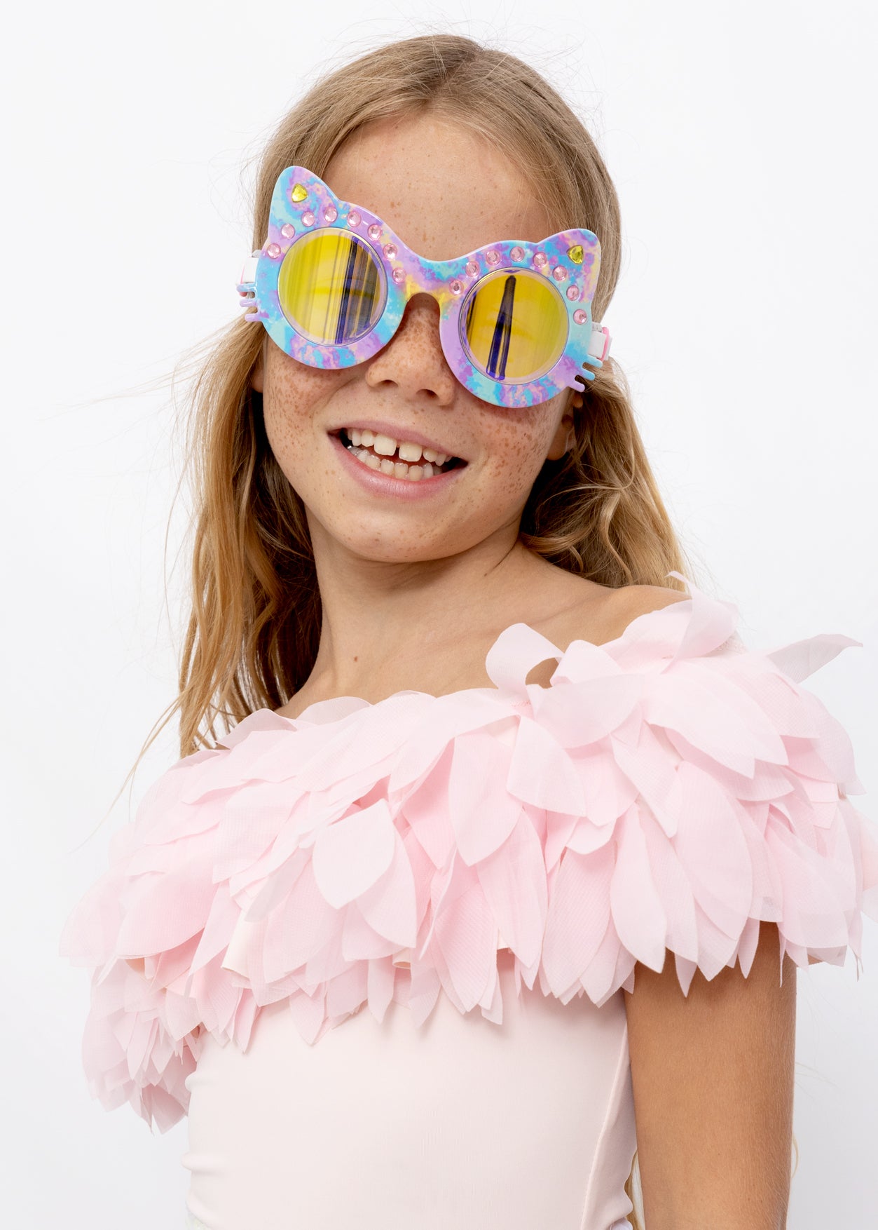 pink swimsuit for girls, beachwear for girls
