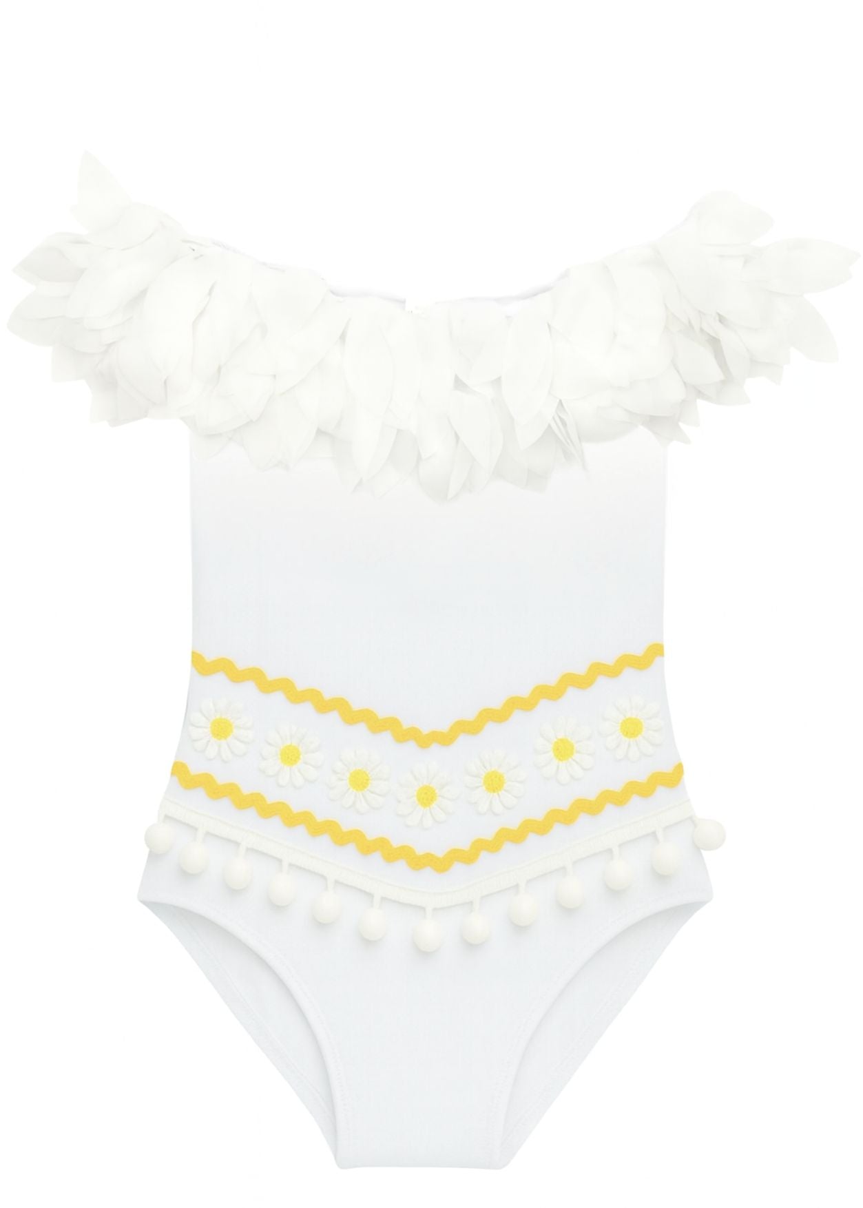 beautiful white bathing suit for girls