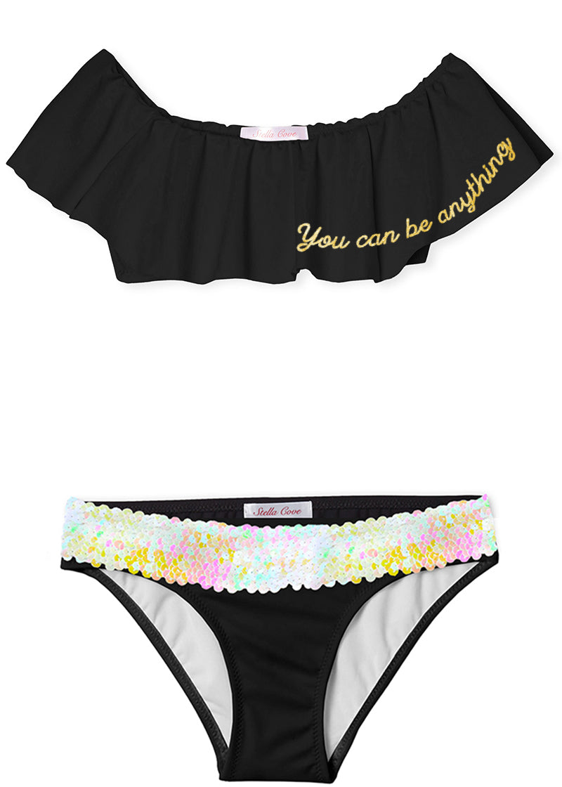 black bikini for tween girls