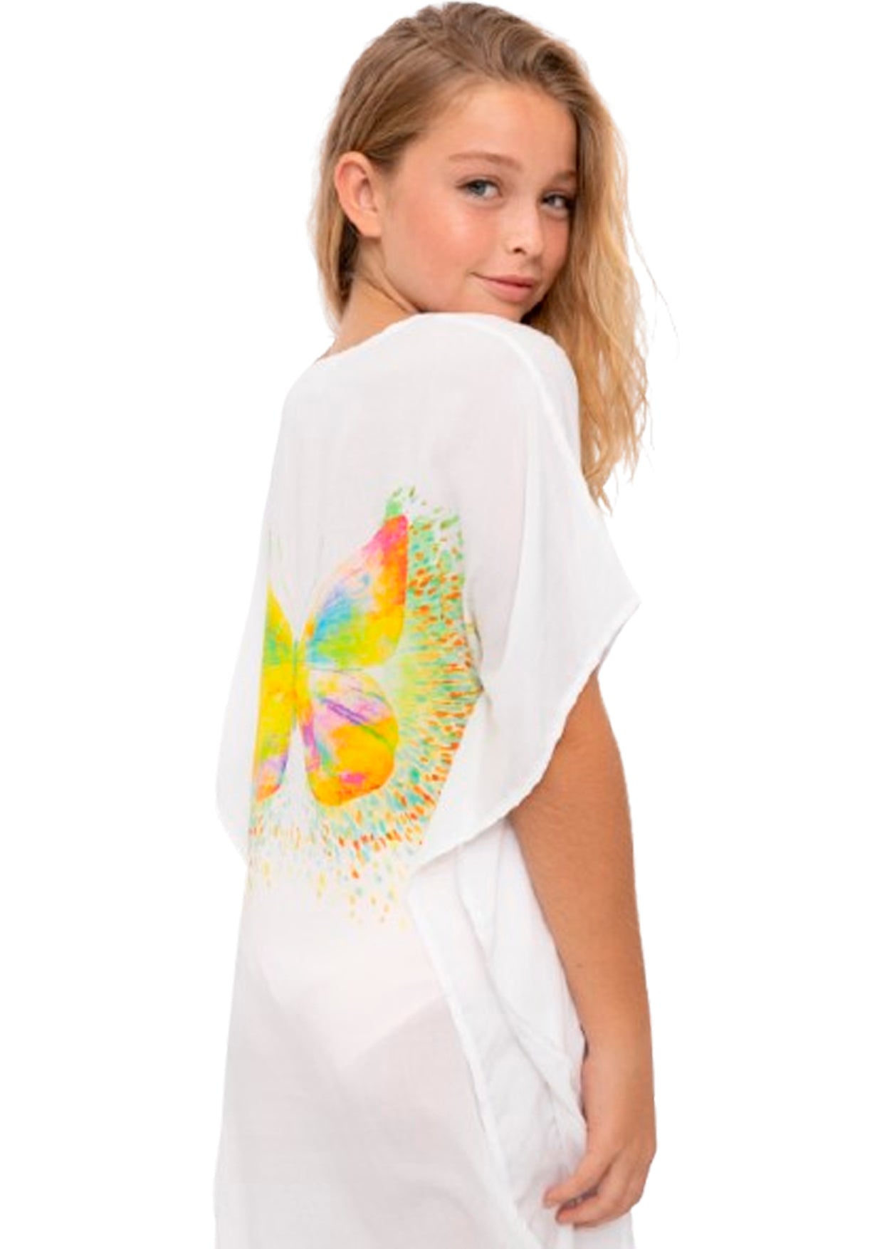 butterfly swimwear cover up for girl