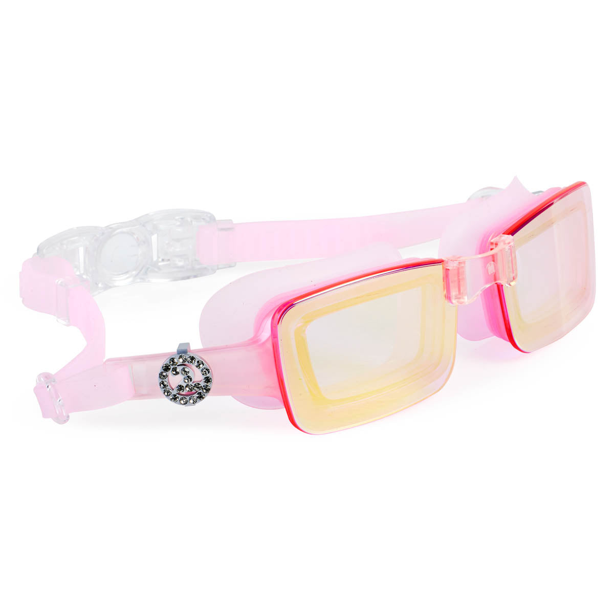 child pink swim goggles