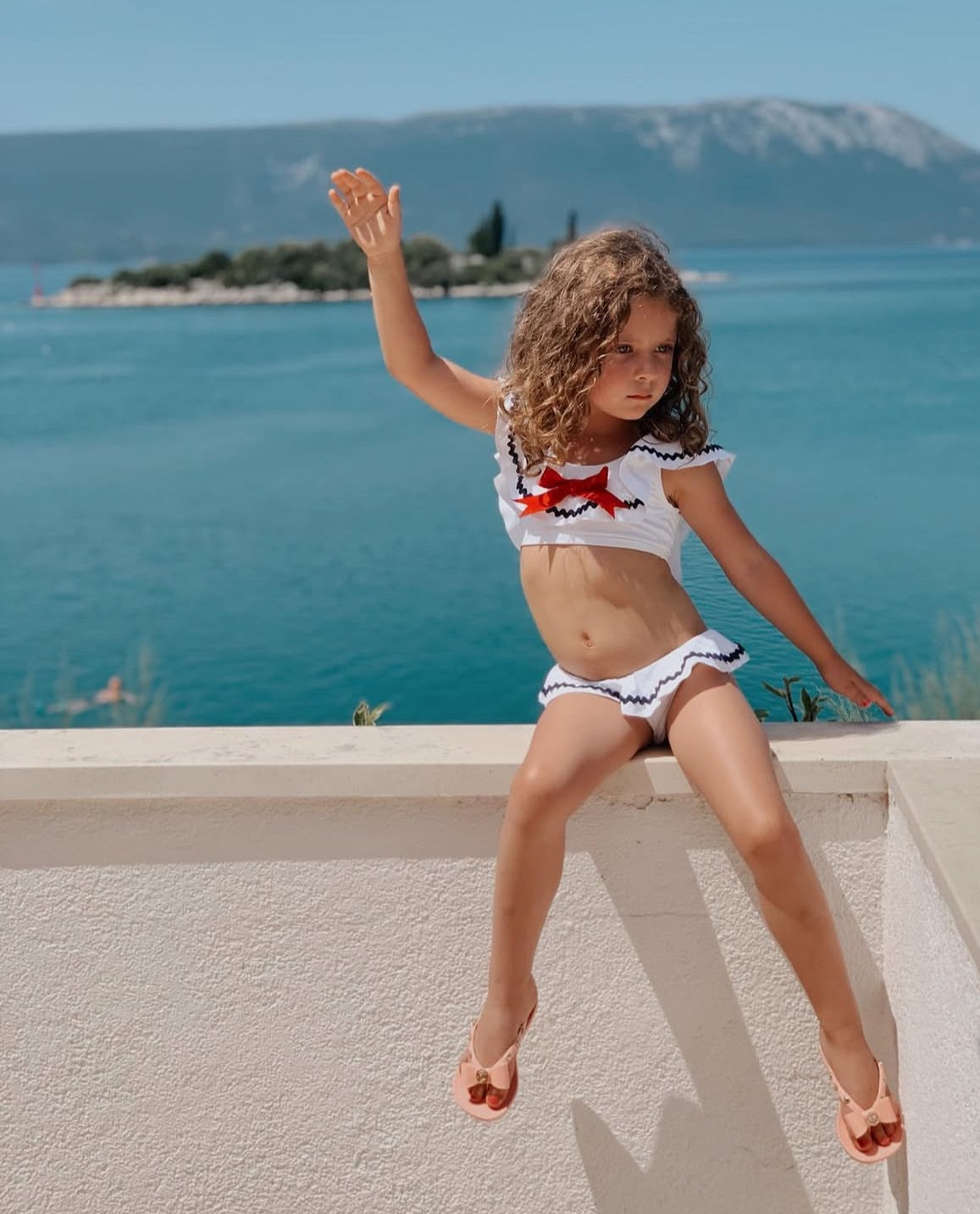 classic two piece swimwear for girls