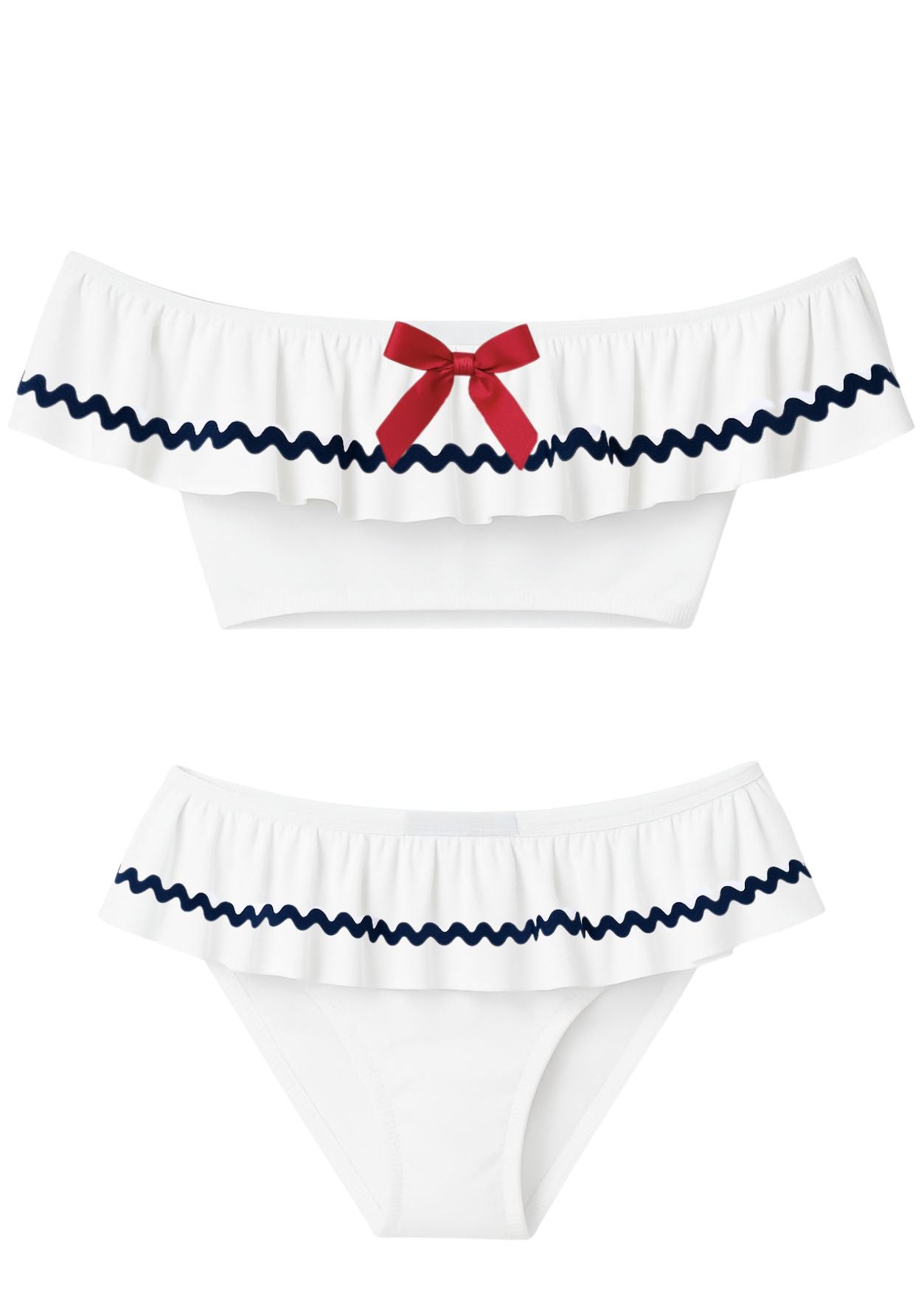 classic sailor bikini for girls