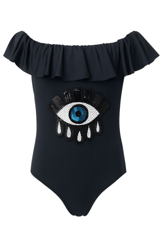 cool black girls swimwear