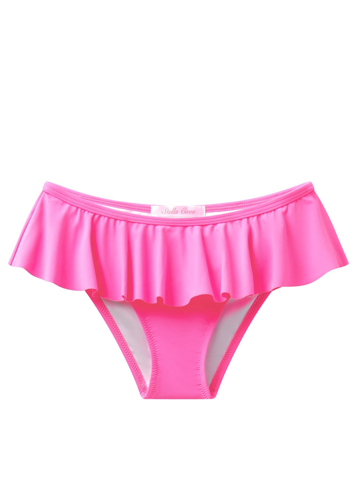 Pink Ruffle Bikini for Girls – Stella Cove - Main Image