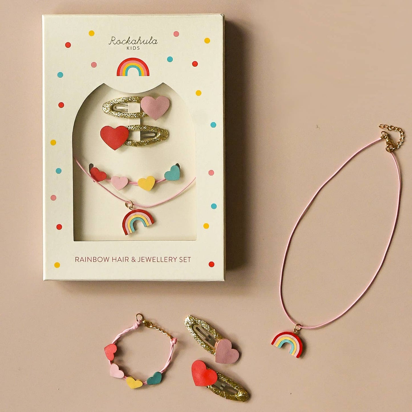 cute rainbow set beach accessories for girls
