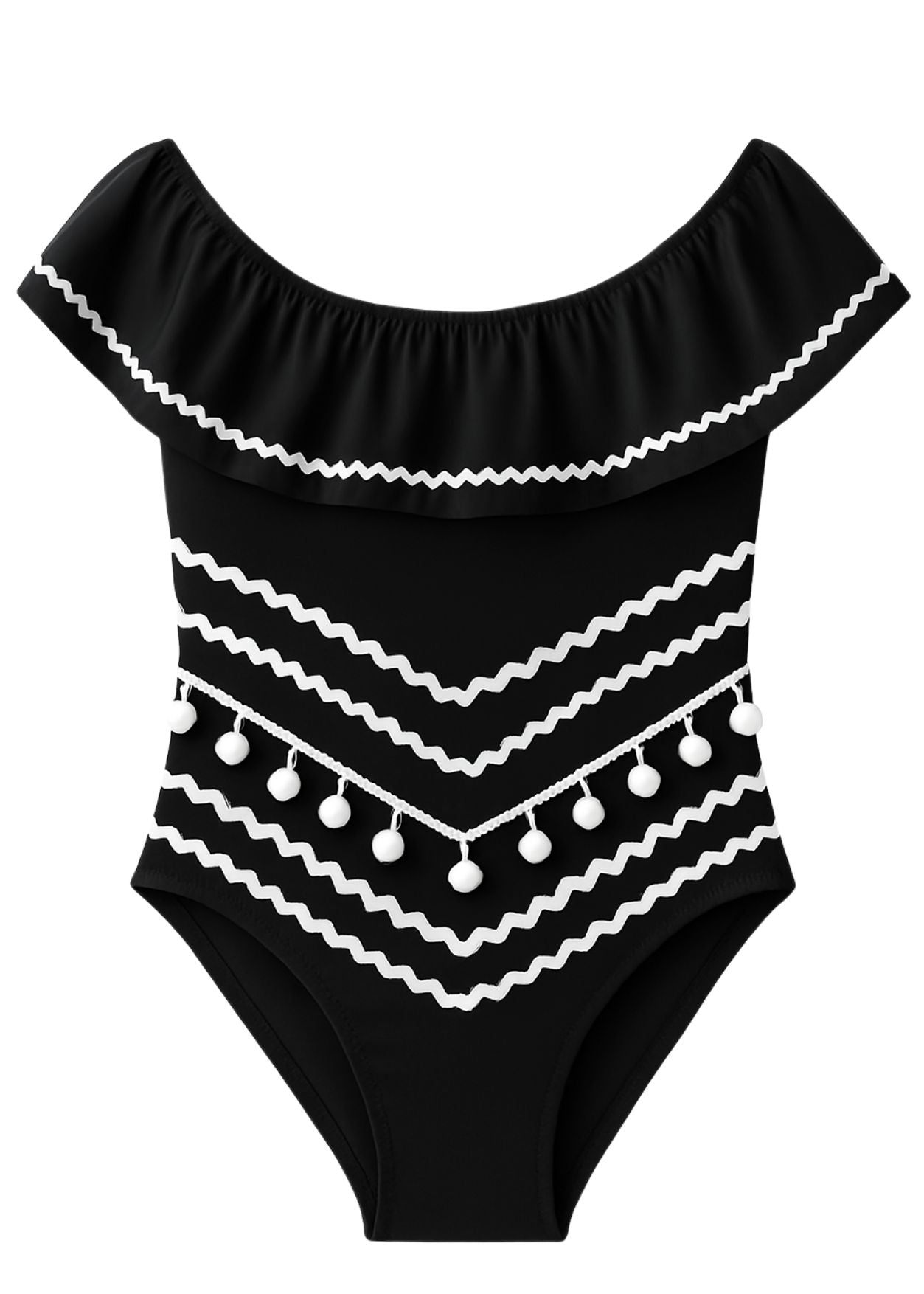 black bathing suit for girls