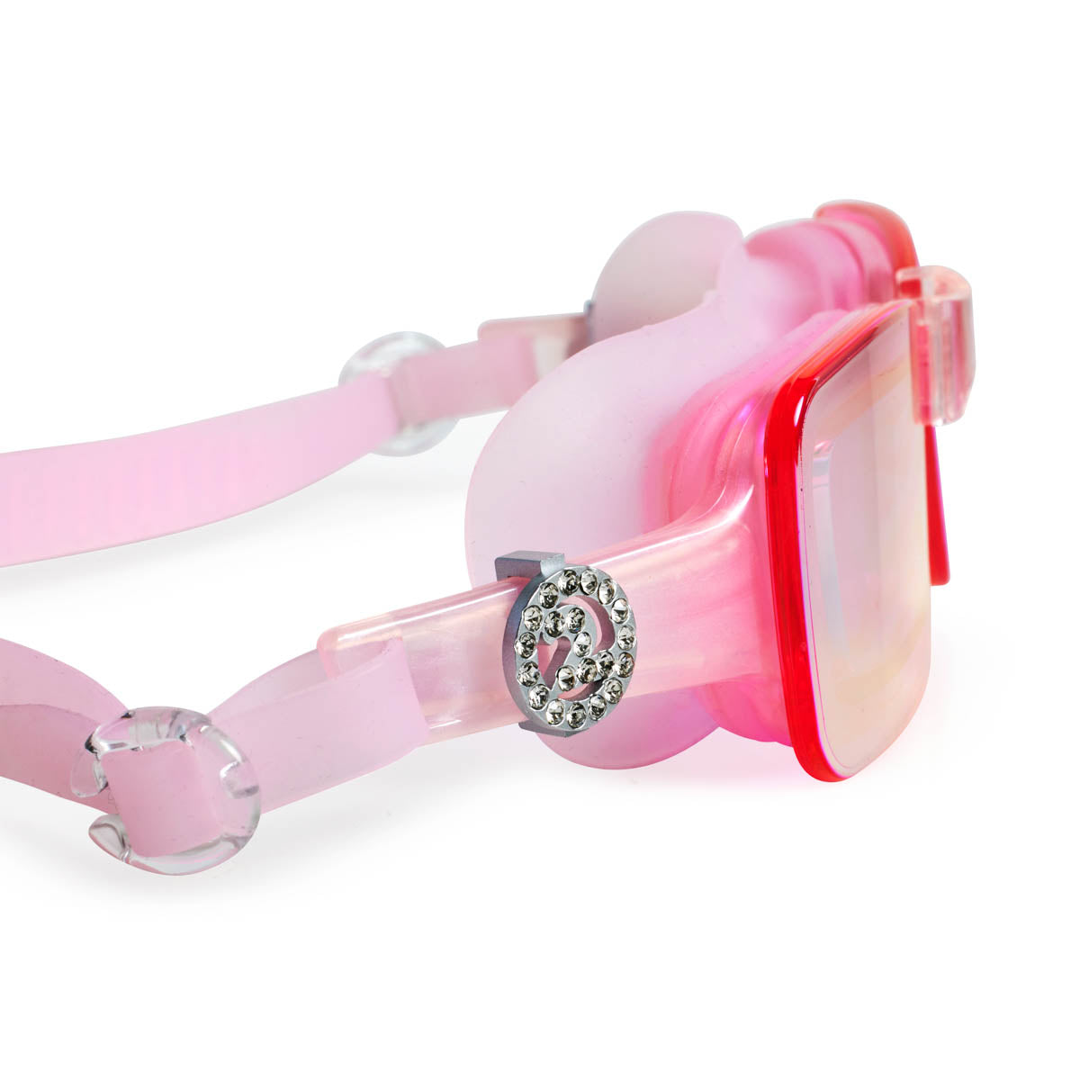 girl pool swim goggles in pink
