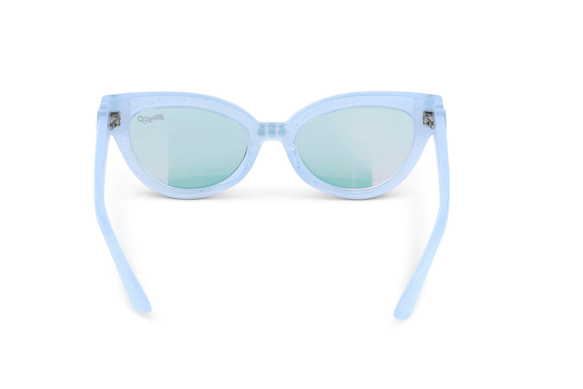 girl sunglasses blue