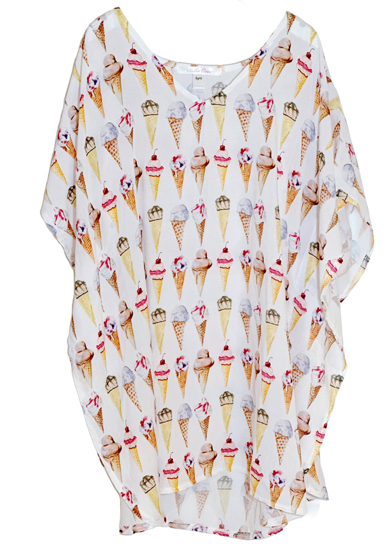 icecream beach cover-up for girls