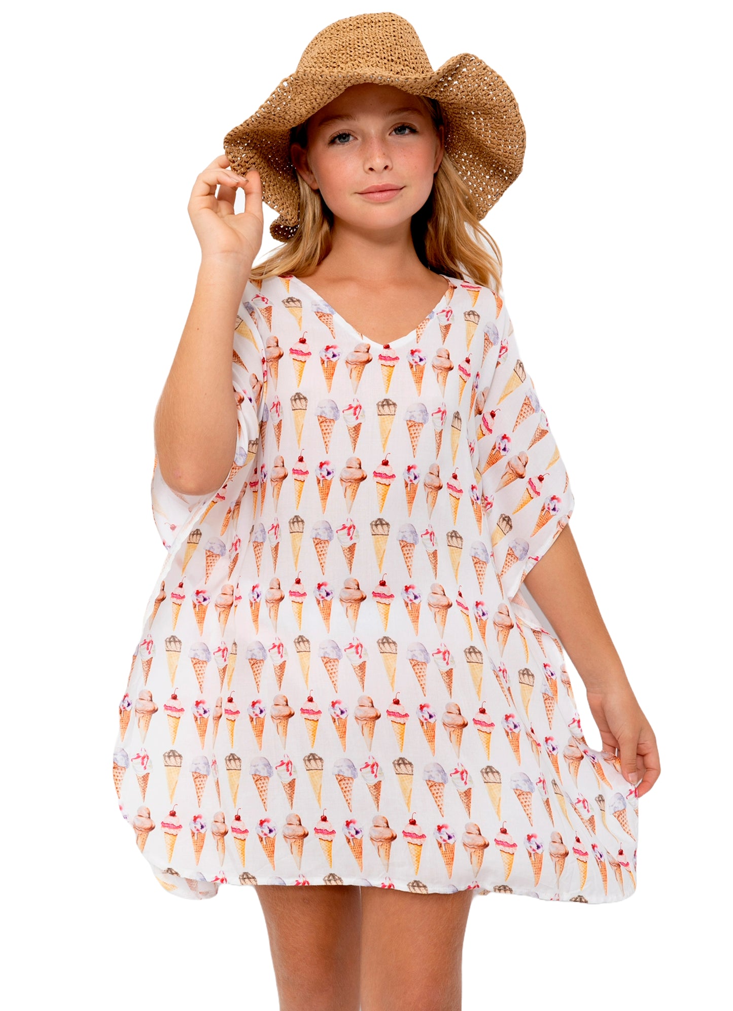 icecream beach cover-up for girls