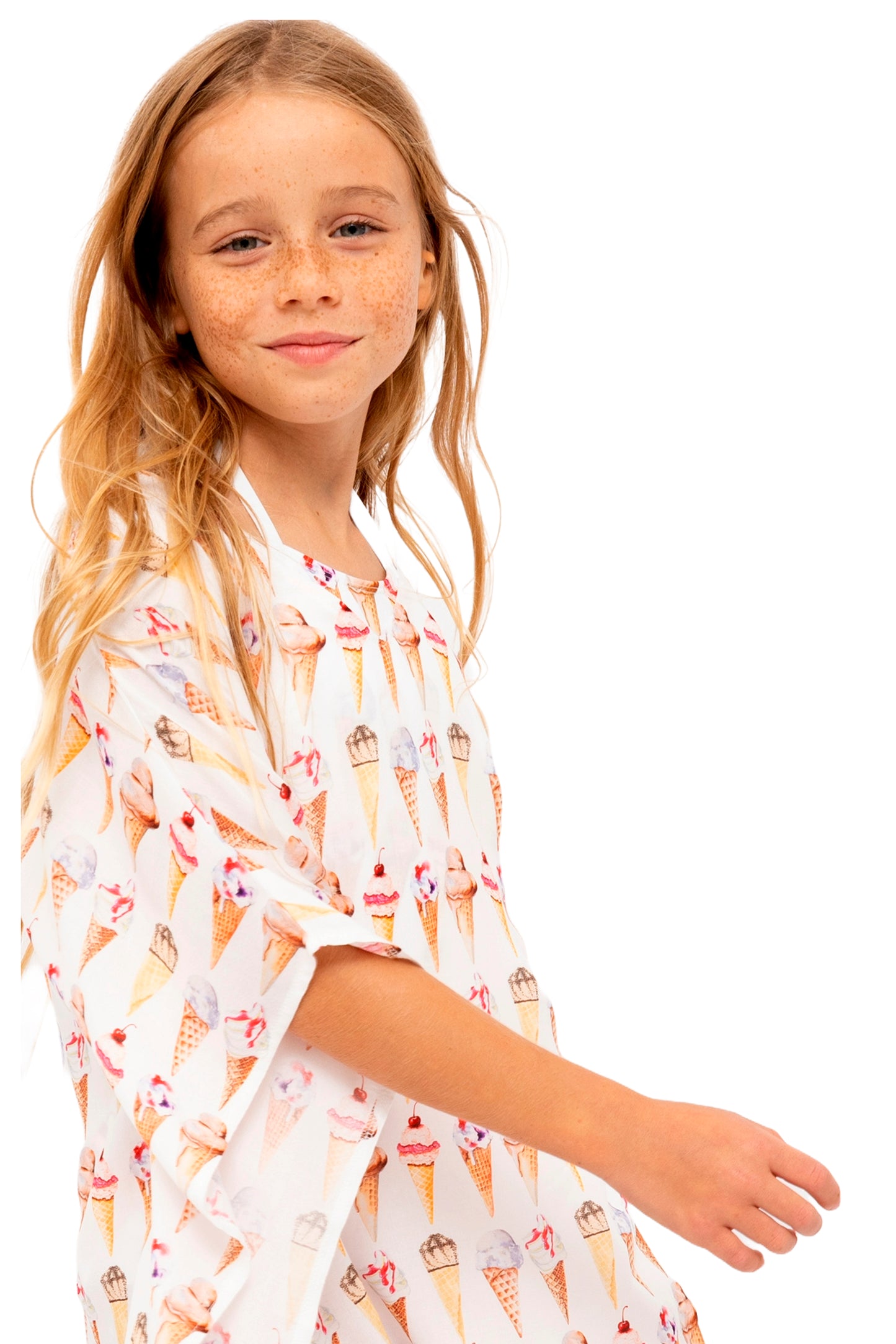 icecream beach cover-up for little girls