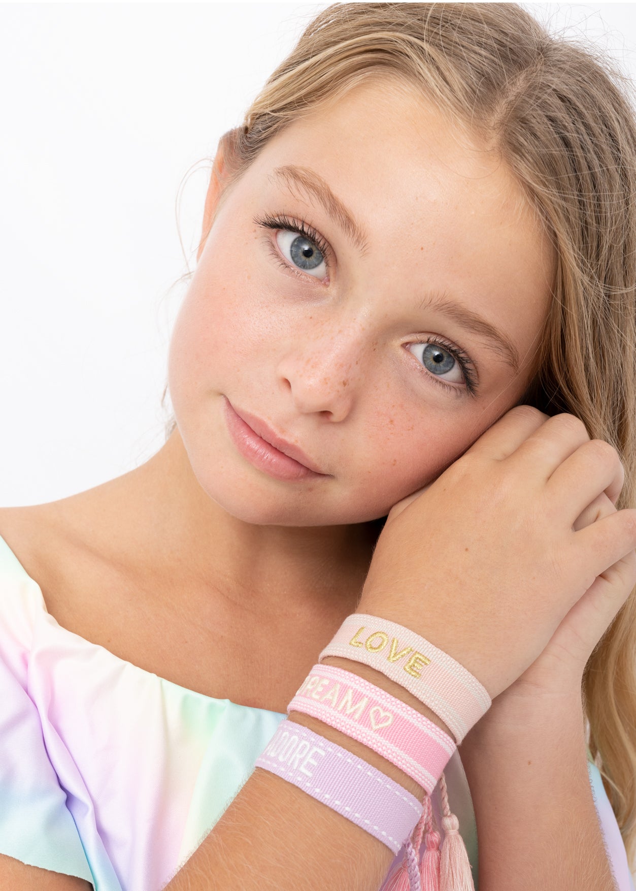 pink friendship bracelets little girls