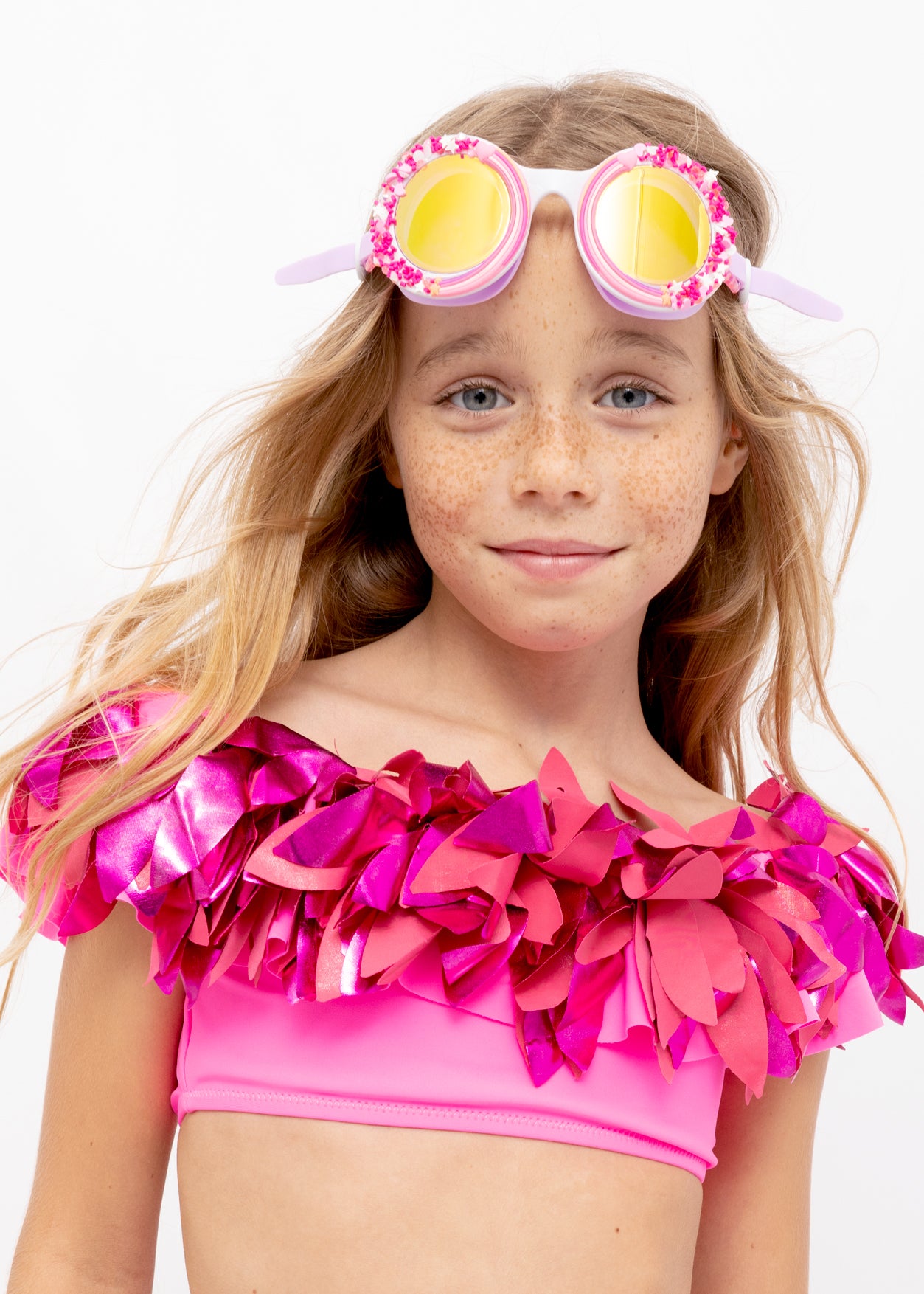 pink swim goggles for girls