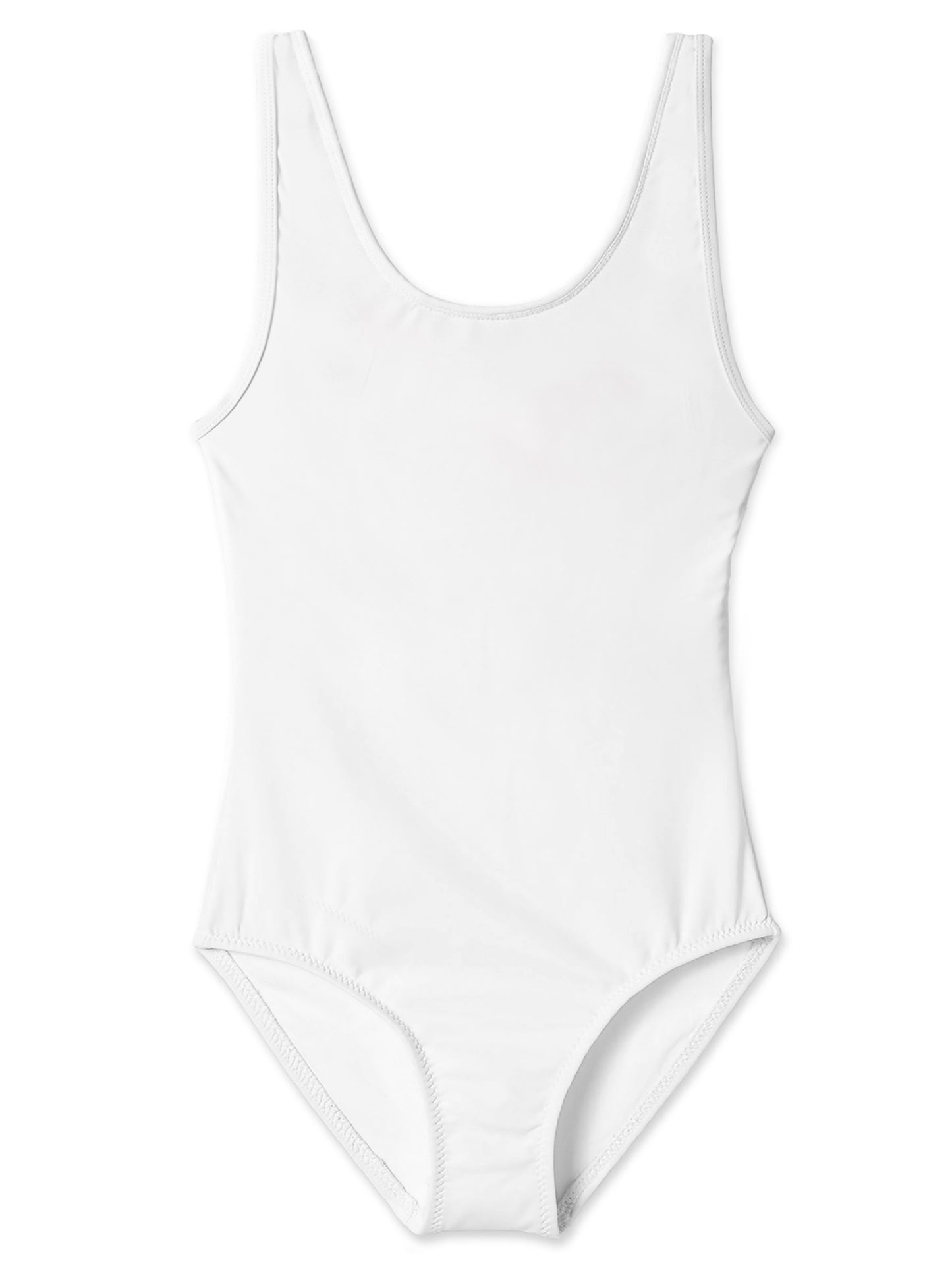 White Tank Swimsuit- sample