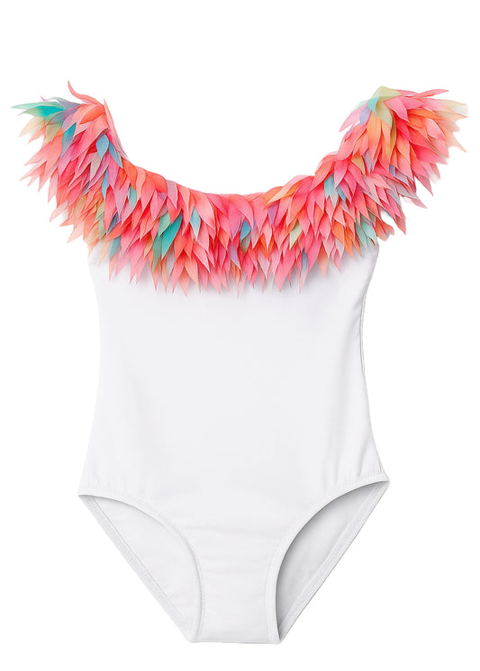 white bathing suit for girls