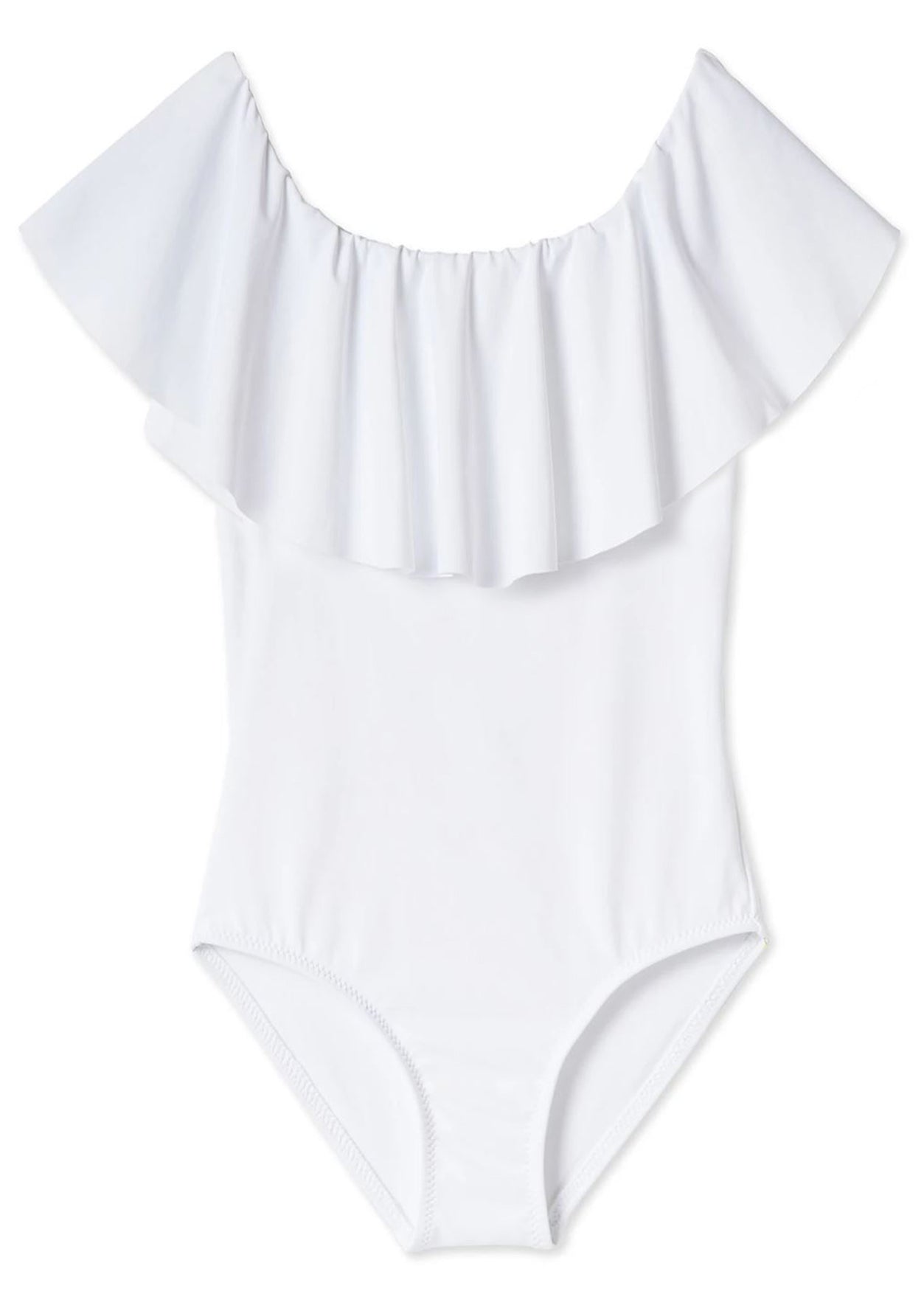 white swimwear for girls
