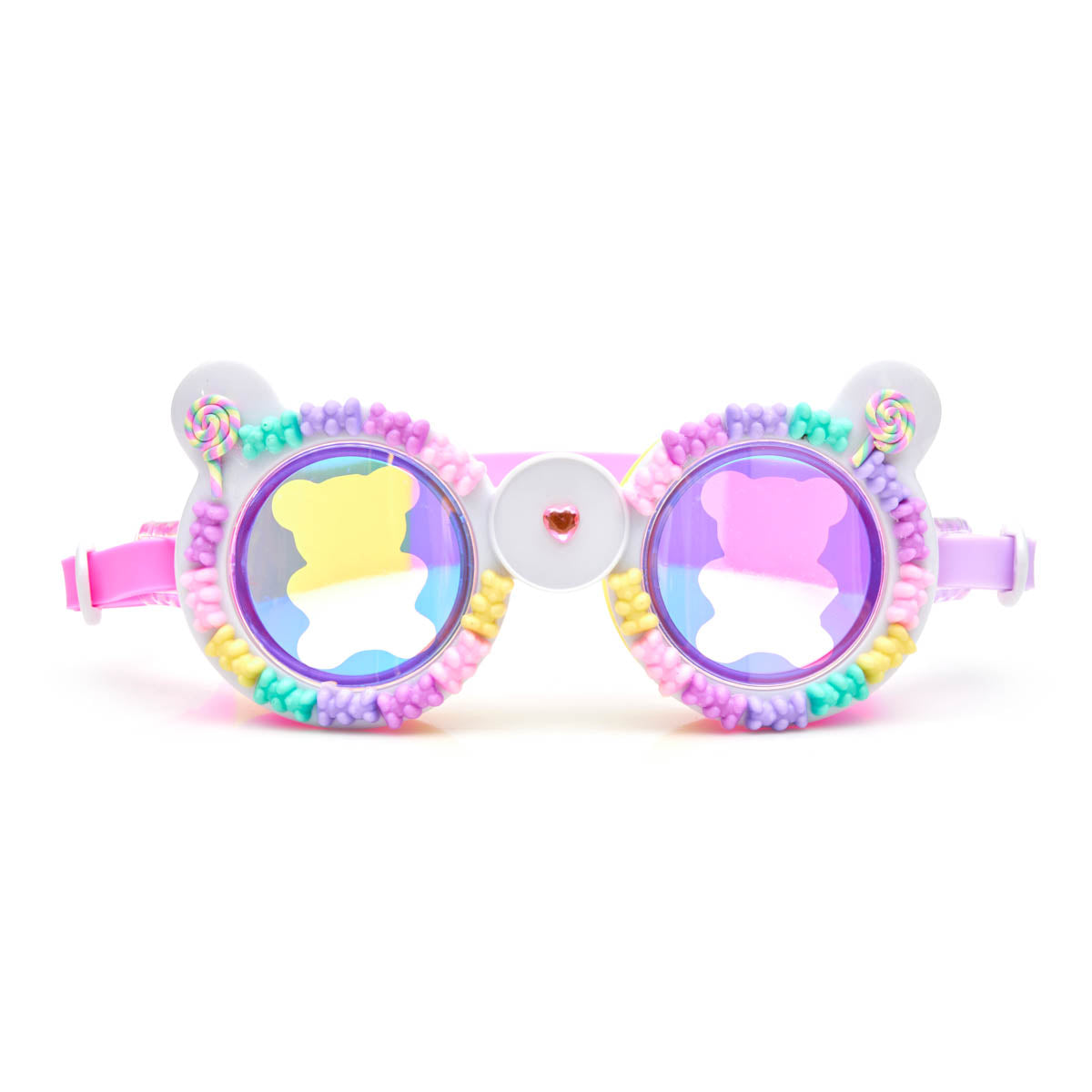 Lollipop Gummy Bear Swimming Goggles