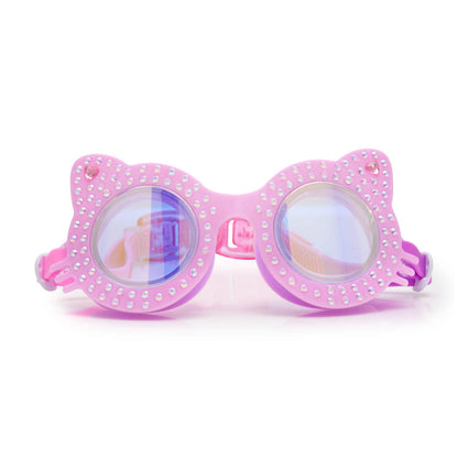 Paw Print Pink Kitten Swimming Goggles