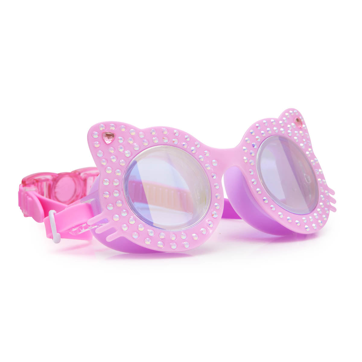 Paw Print Pink Kitten Swimming Goggles