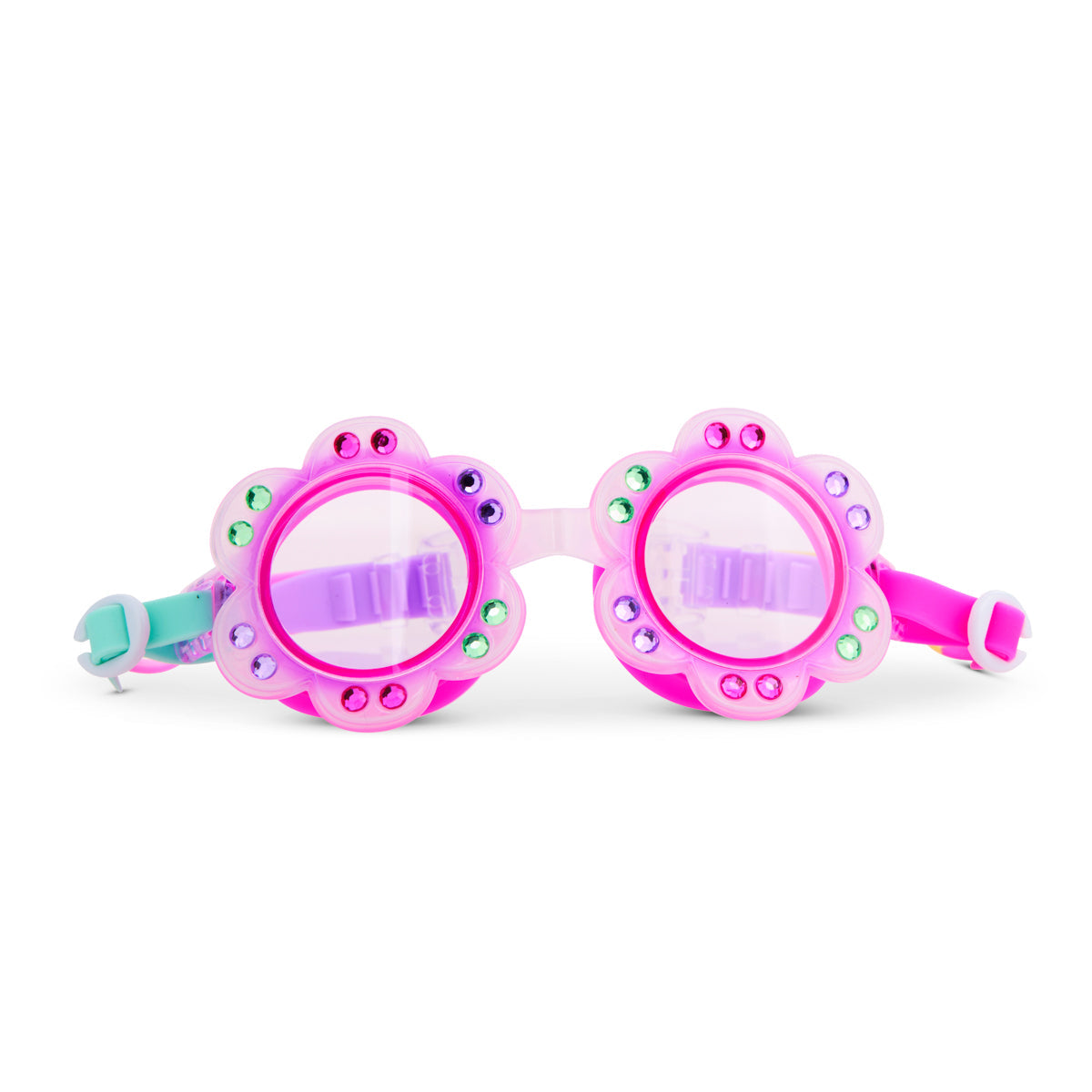 Purple Petunia Petals Girl Swimming Goggles