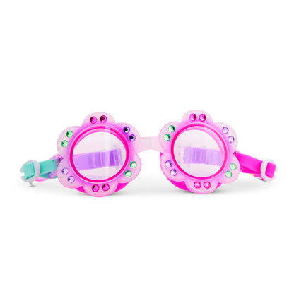 Purple Petunia Petals Girl Swimming Goggles