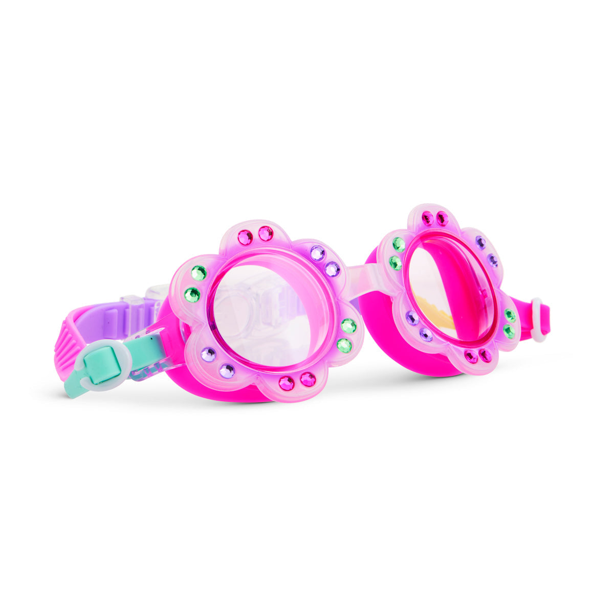 Purple Petunia Petals Girl Swimming Goggles