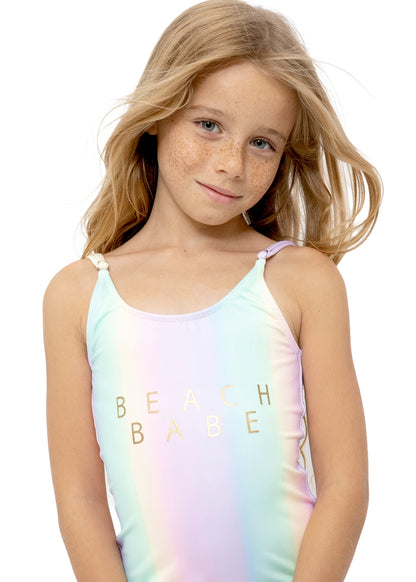 Beachwear for girls, rainbow swimsuit for girls, cute swimsuits for girls, rainbow swimsuit for girls