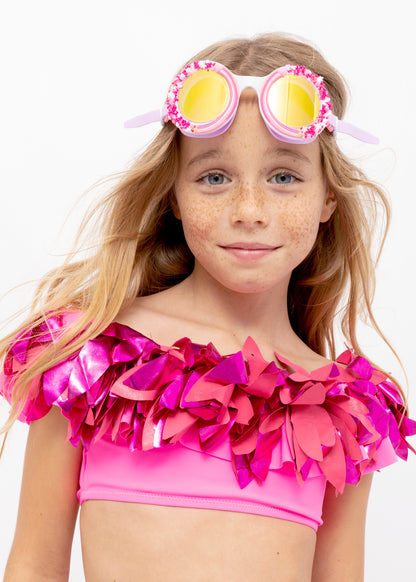 beachwear for girls, pink swimwear for tween girls, cute swimwear for girls