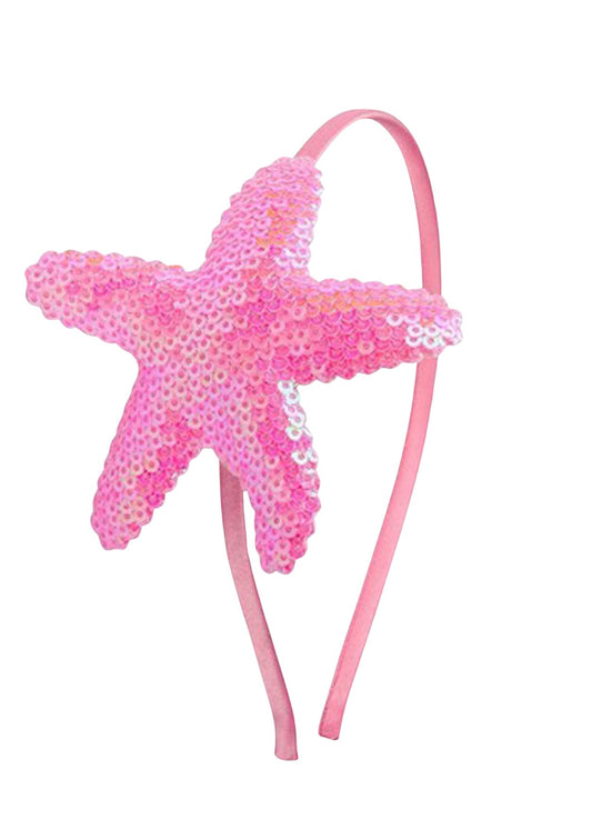 Pink Sequin Headband