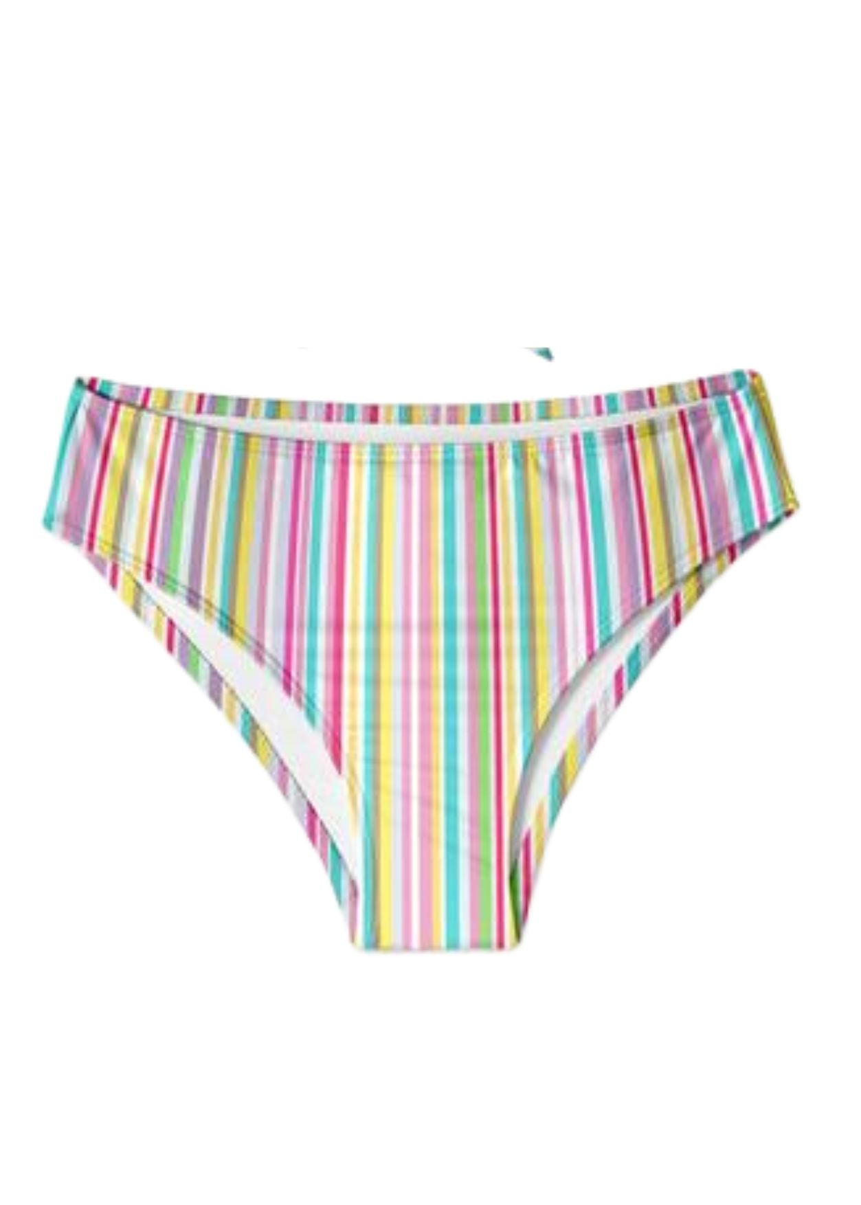Super Striped bottom bikini for girls