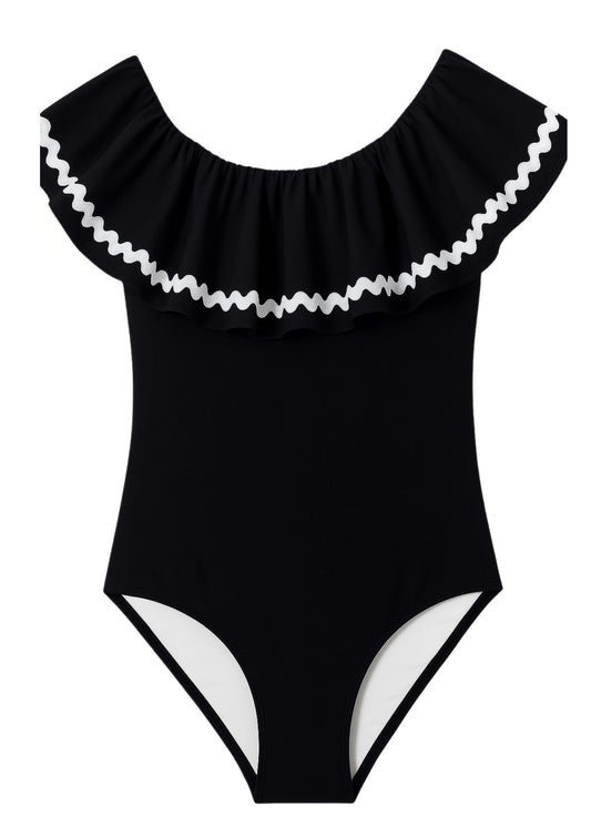 beautifull black swimsuit for girls
