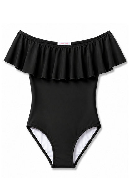 best seller black bathing suit for girls