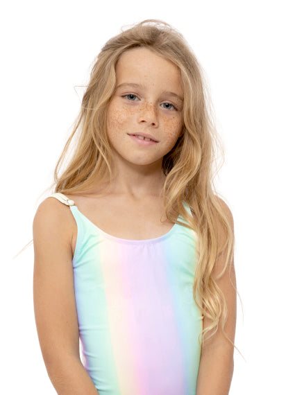 best selling rainbow bathingsuit for girls