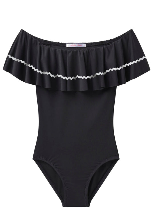 black swimwear for girls