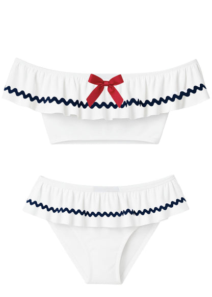 classic sailor bikini for girls