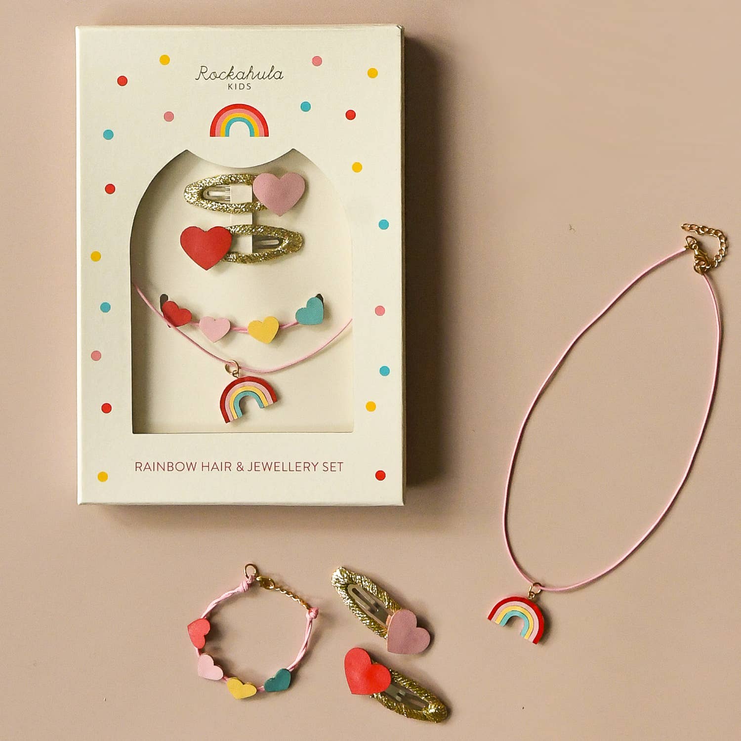cute rainbow set beach accessories for girls