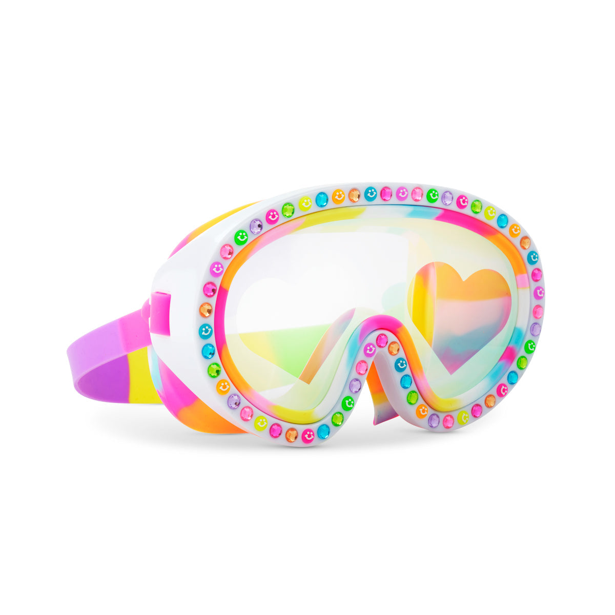 rainbow swimming goggles for girls