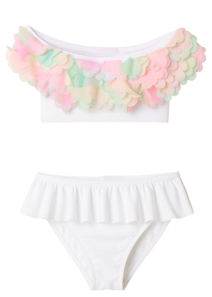 cute white bikini for girls
