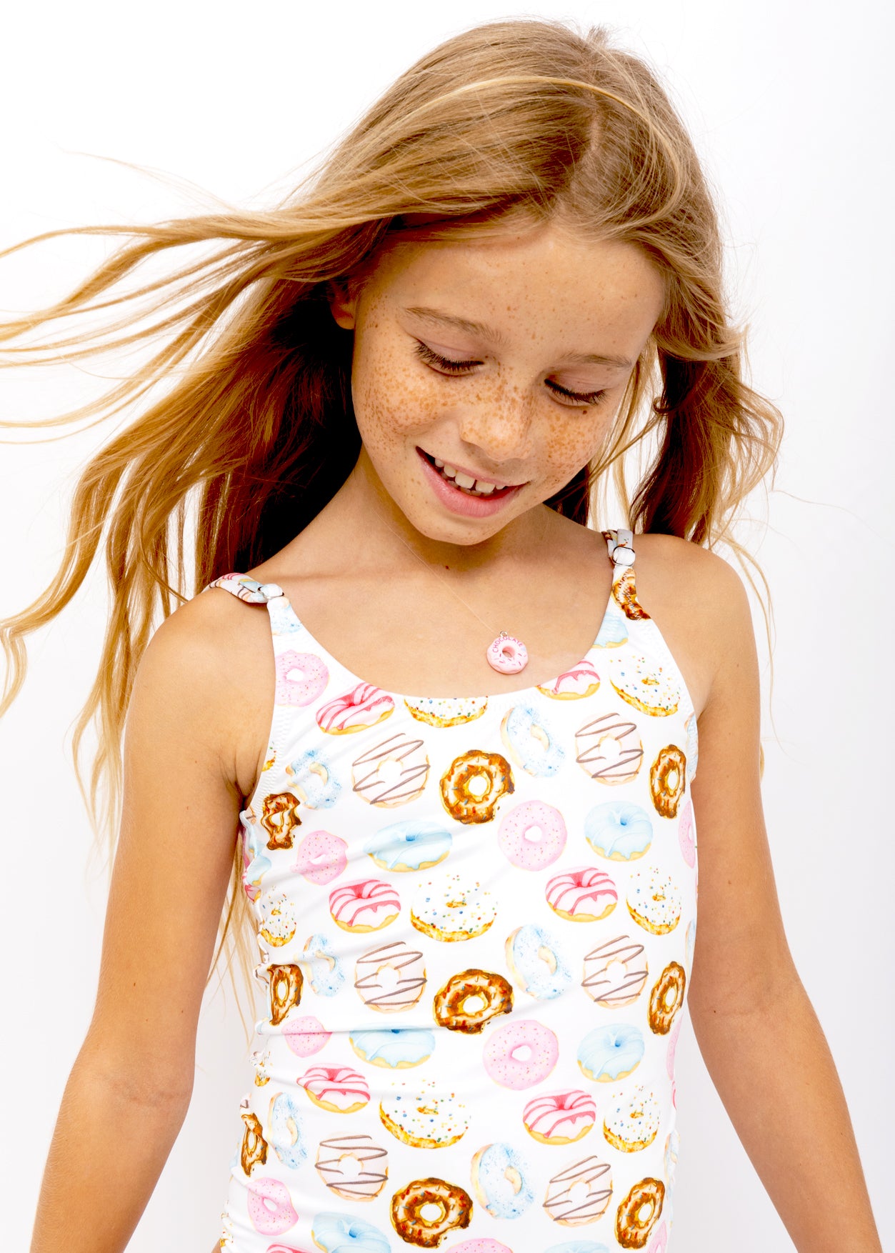 cute swimsuits for girls, cute swimwear for girls, donut bathing suits for girls