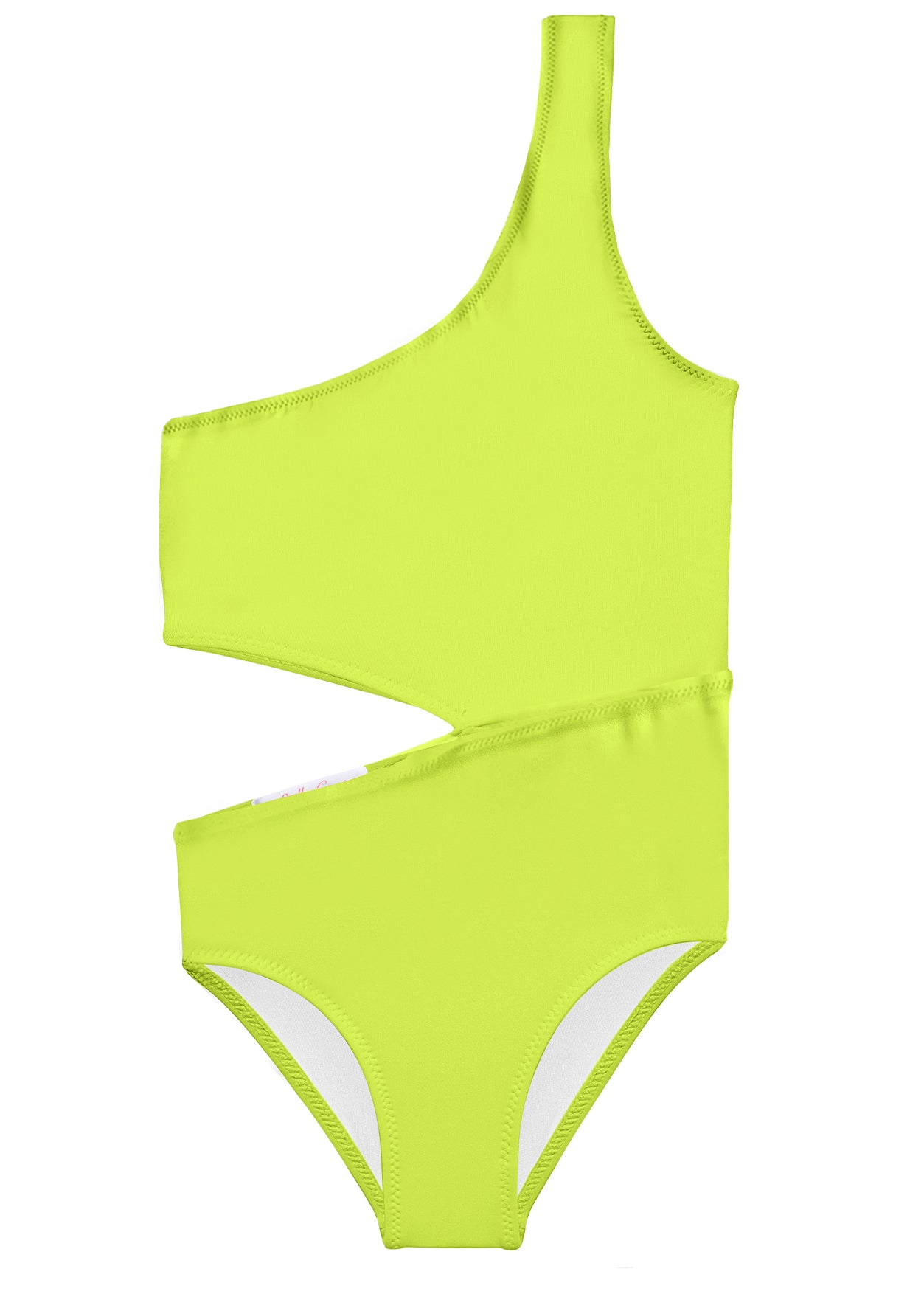 Neon Yellow Side Cut Out