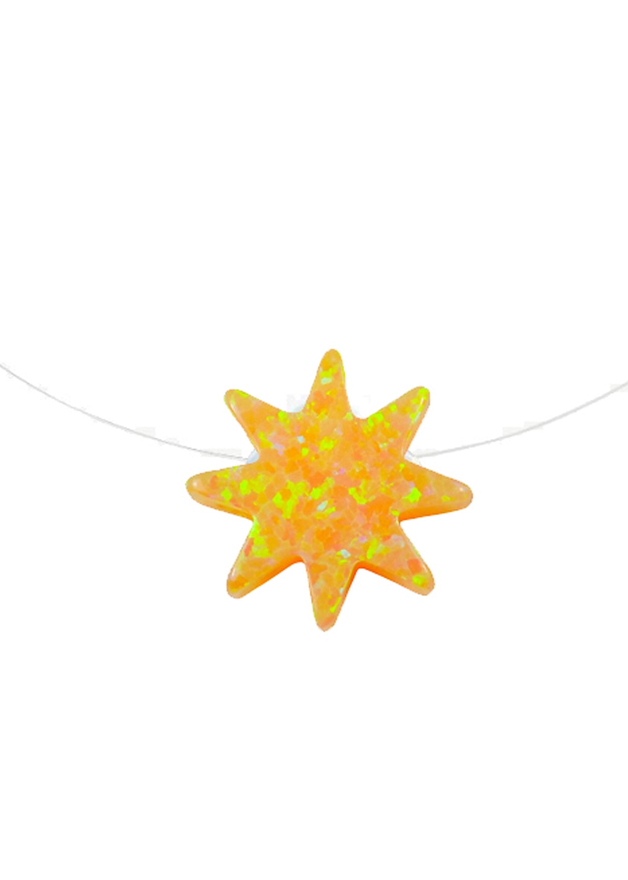 Tiny Sunshine Charm Necklace