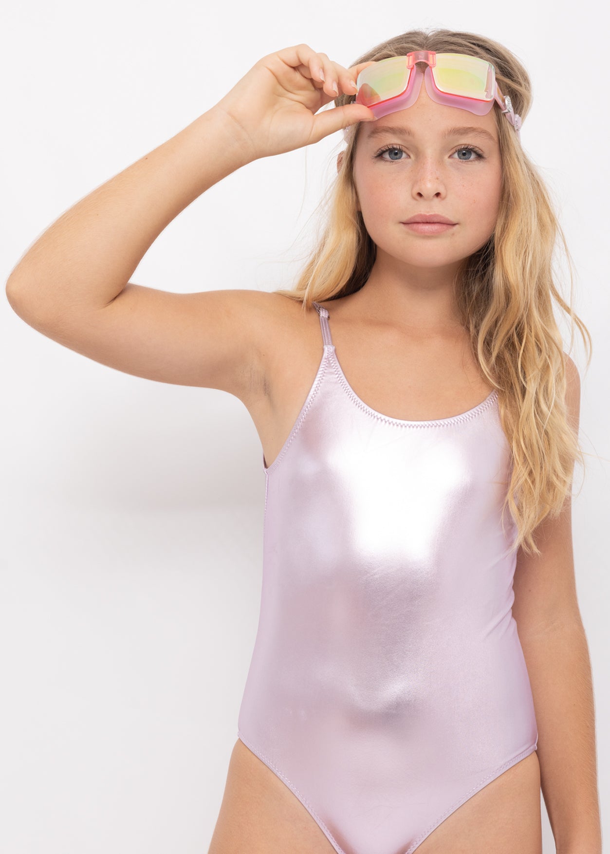 pink swimming goggles for women and girls