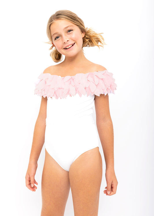 pink swimwear for girls