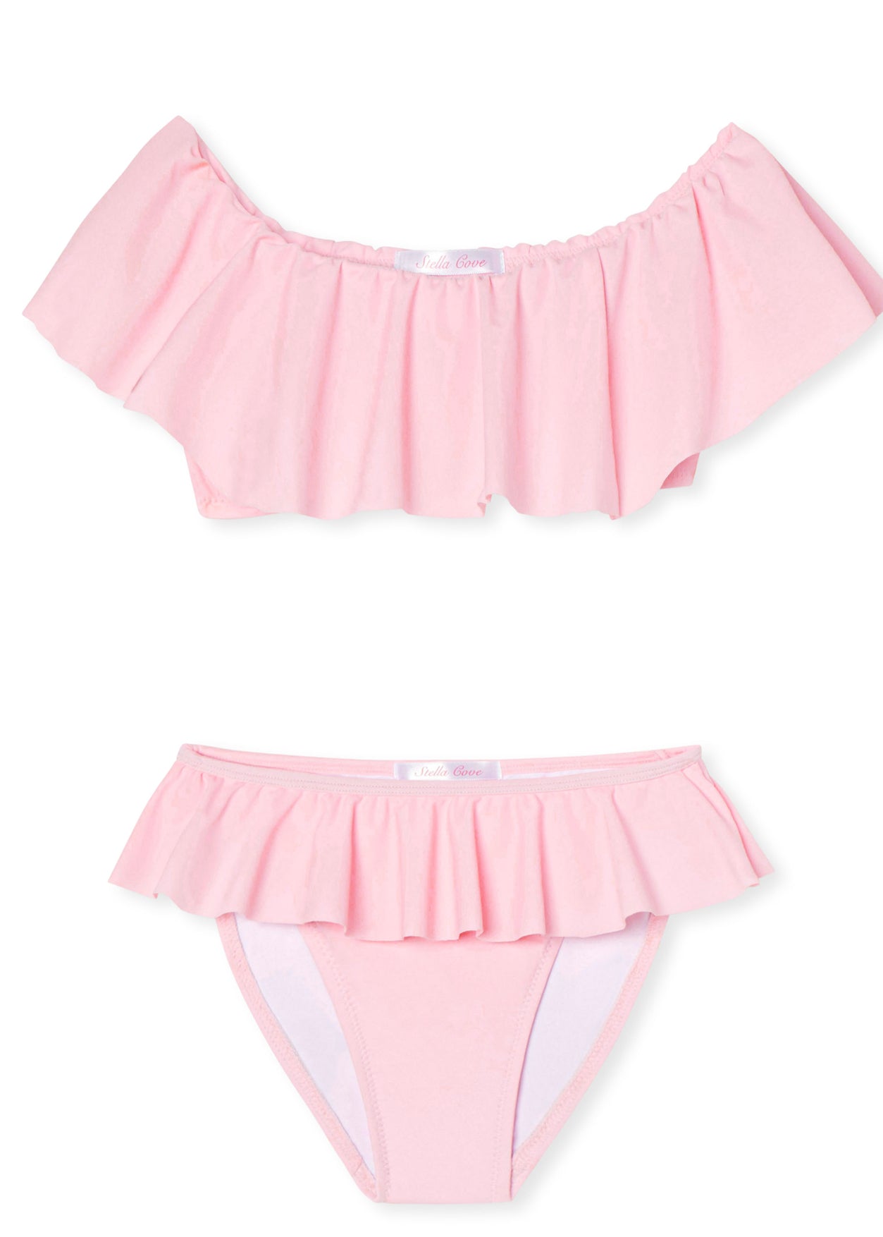 Pink Draped Bikini