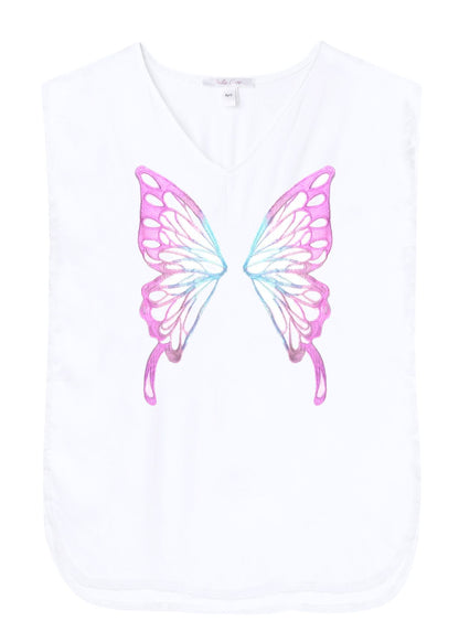 butterfly beach cover up for girls