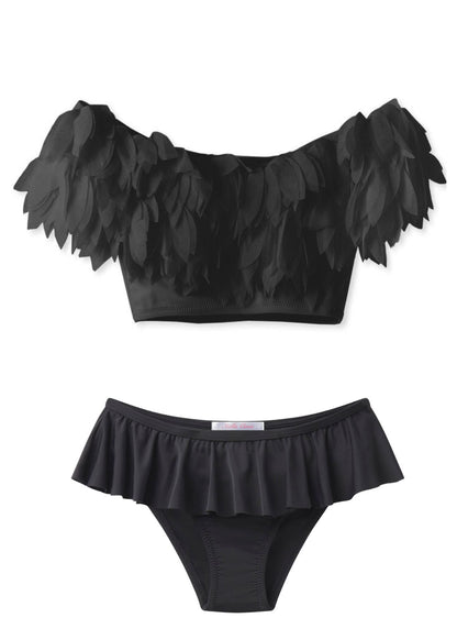pretty black bikini for girls